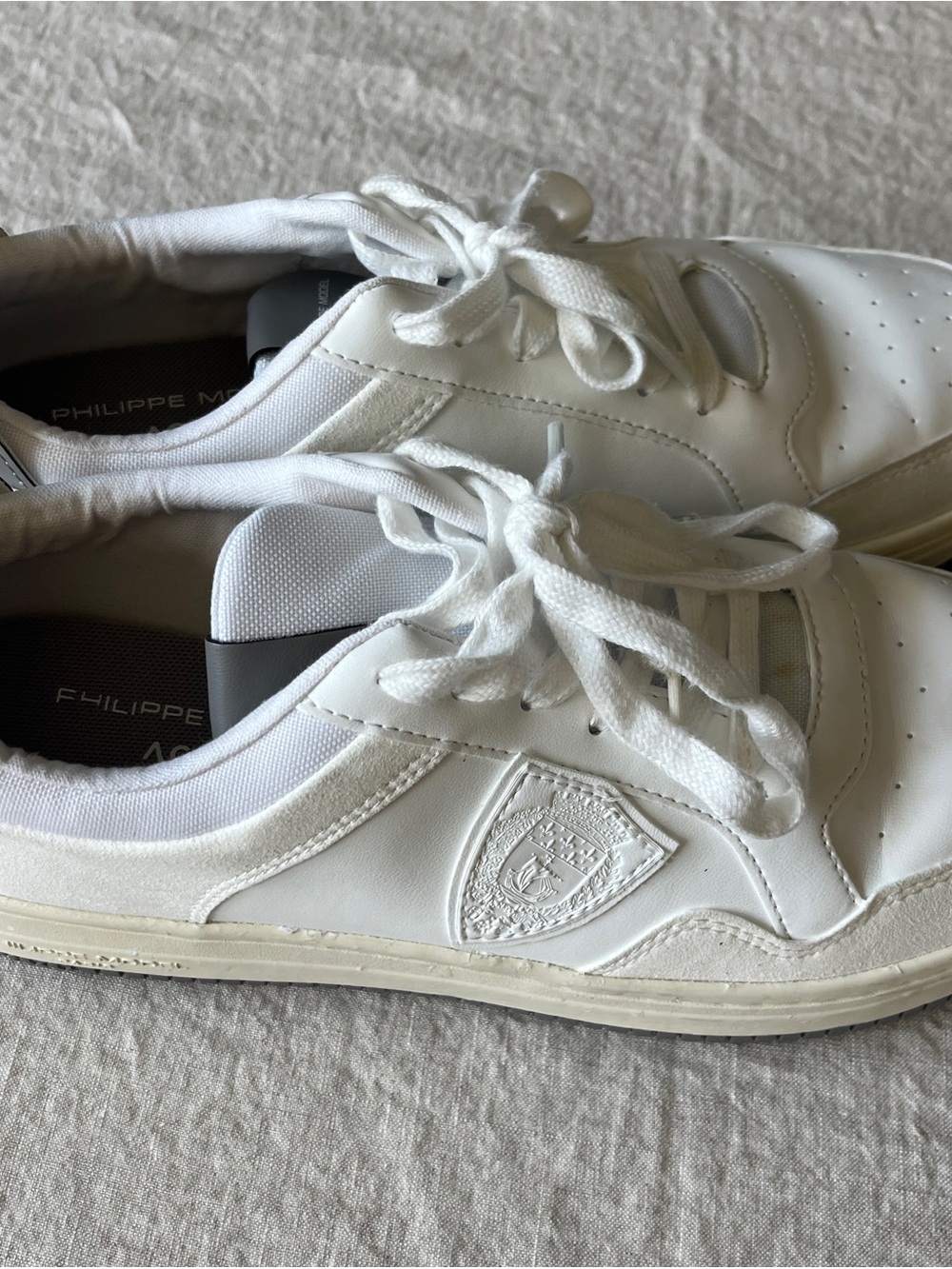 Philippe Model x ACBC Lyon Low Sustainable White Men’s Low-Top Sneakers Sz 43
